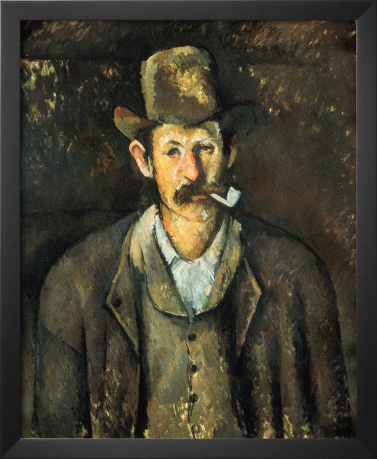 Pipe Smoker, C1892 - Paul Cezanne Painting